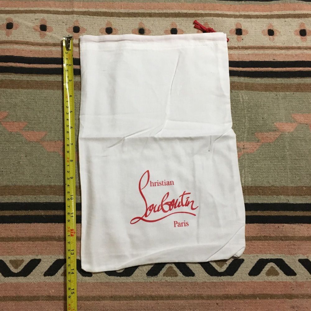 Christian Louboutin Paris Dustbag small approx 14” x 9” Travel organize store